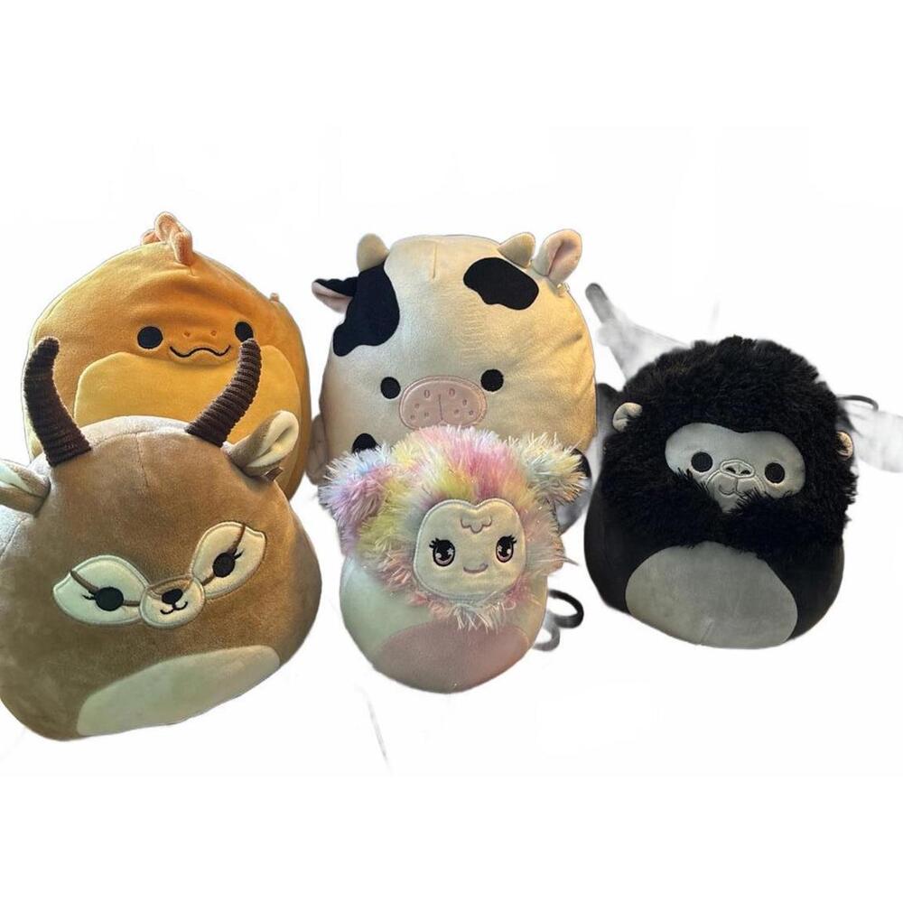 Five count squishmallow bundle mixed sizes